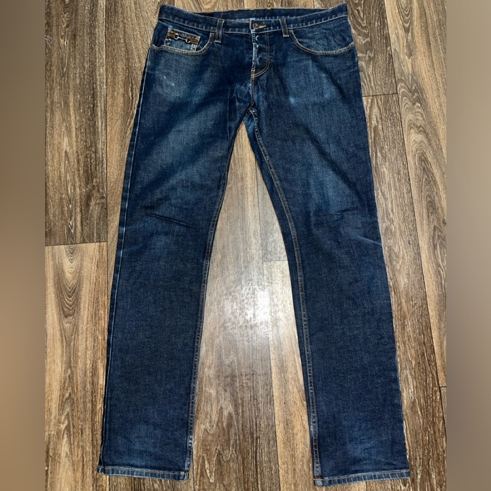 Gucci Men's Dark Blue Skinny Jeans